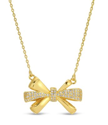 Bow Pendant Necklace