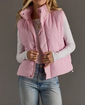 Pink Pop Puffer Vest