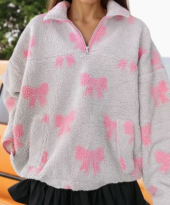 Sweetheart Sherpa Half Zip Top