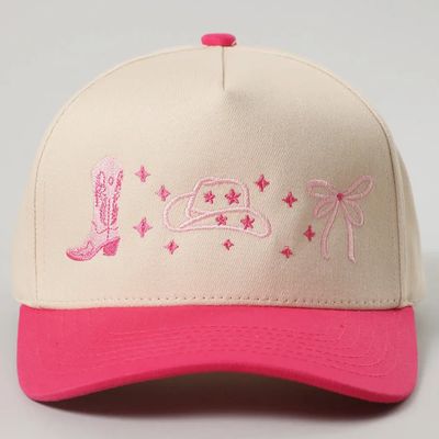 Western Howdy Embroidery Two-Tone Trucker Hat