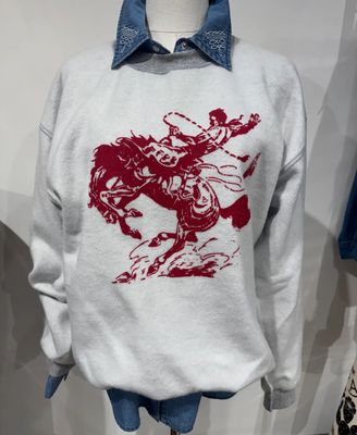 Roughstock Red Bronc Sweatshirt