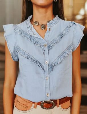 Hill Country Ruffle Top