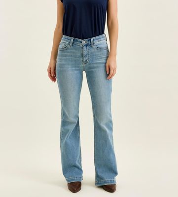 Frances Petite MR Flare Jeans by Judy Blue-