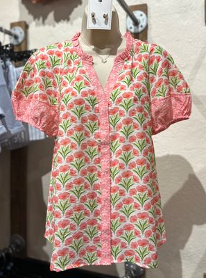 Sugar Coral Blouse