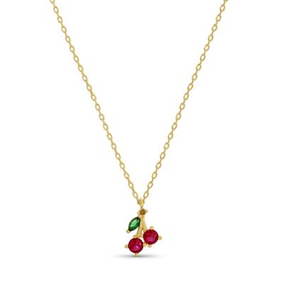 Delicate Cherry Necklace
