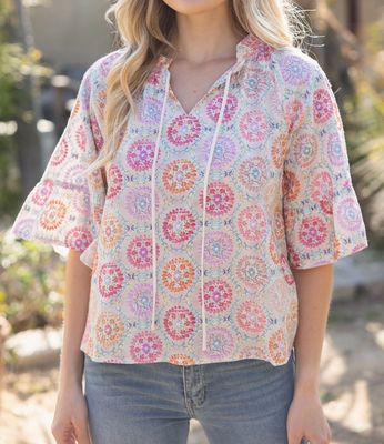 Sunburst Garden Blouse