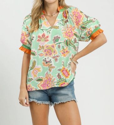 Citrus Bloom Blouse
