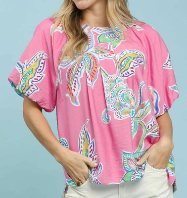 Painted Petals Top