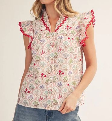 Cheery Meadow Top