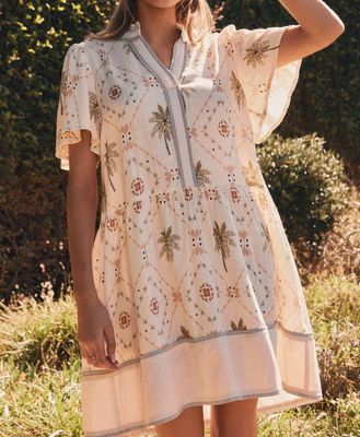 Sundrenched Palms Dress