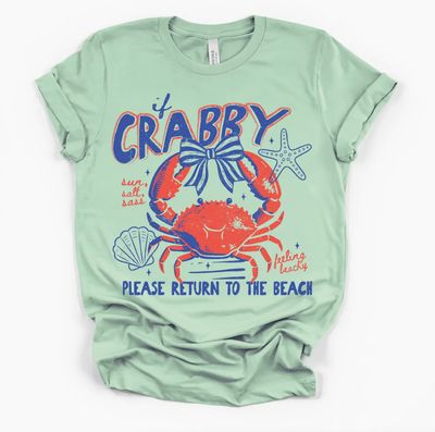 If Crabby- Return To Beach Tee