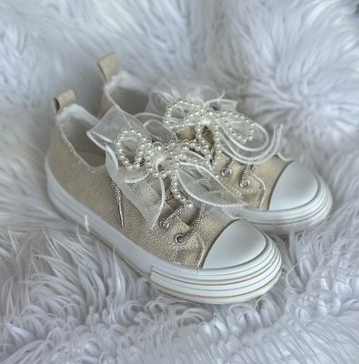 Aman Natural Pearl Sneakers