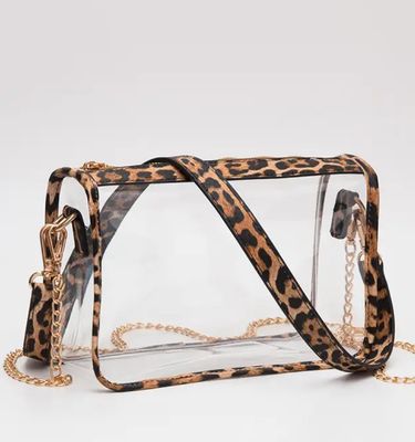 Clear Rectangle Stadium Crossbody Bag