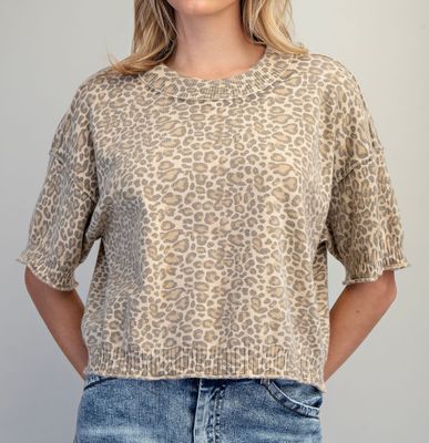 Soft Safari Knit Top