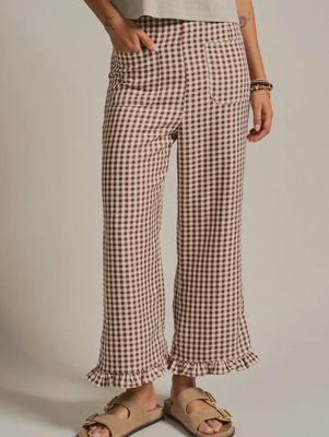 Brown Sugar Ruffle Pants