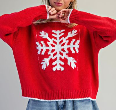 Snowflake Kisses Sweater