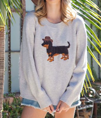 Boot Scootin’ Pup Sweater