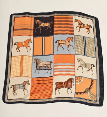 Equestrian Silk Scarf