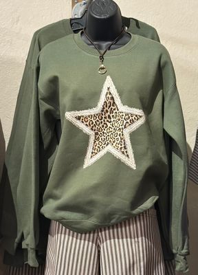 Wild Spirit Star Crewneck