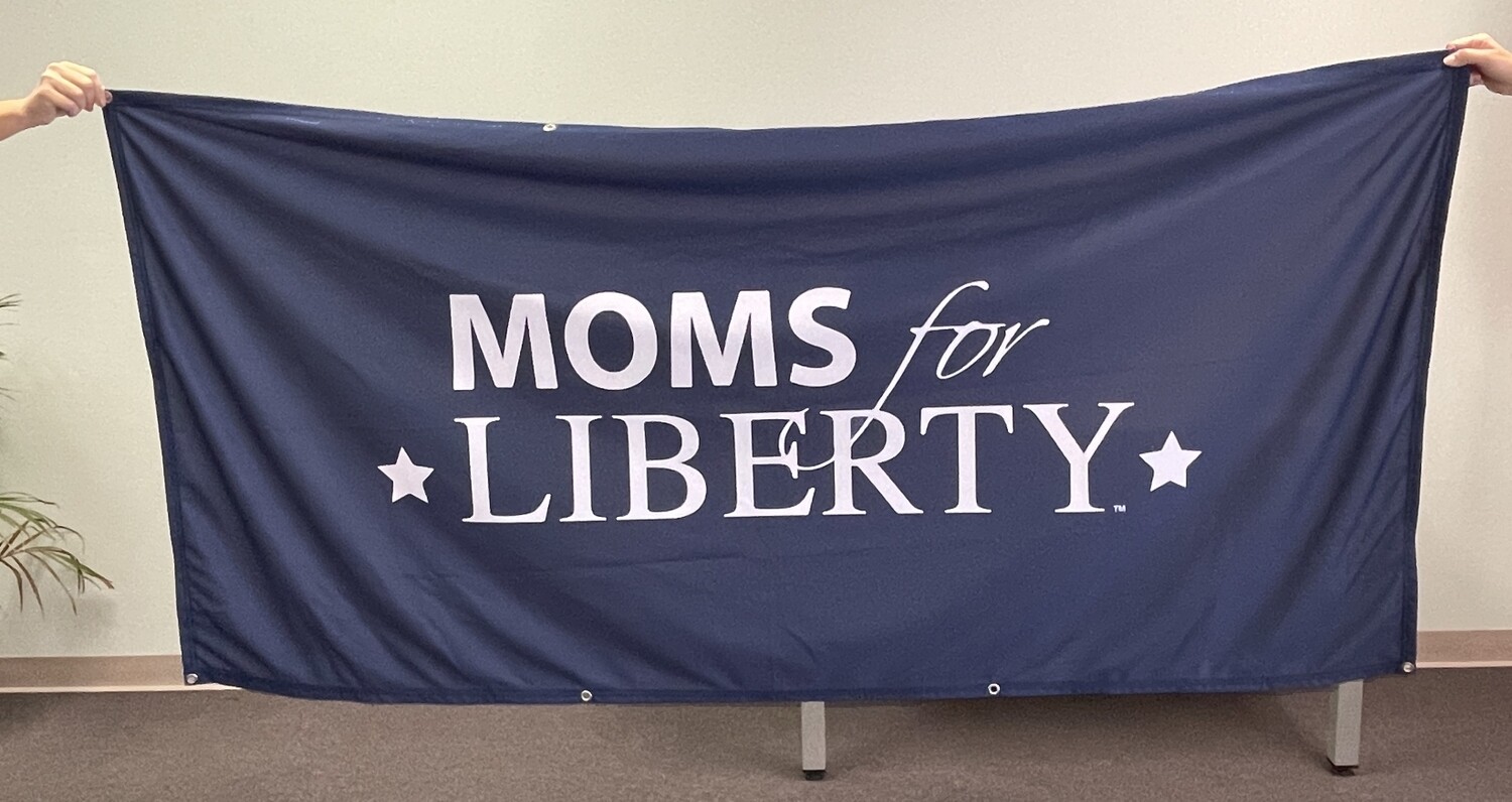 Moms for Liberty Fabric Banner