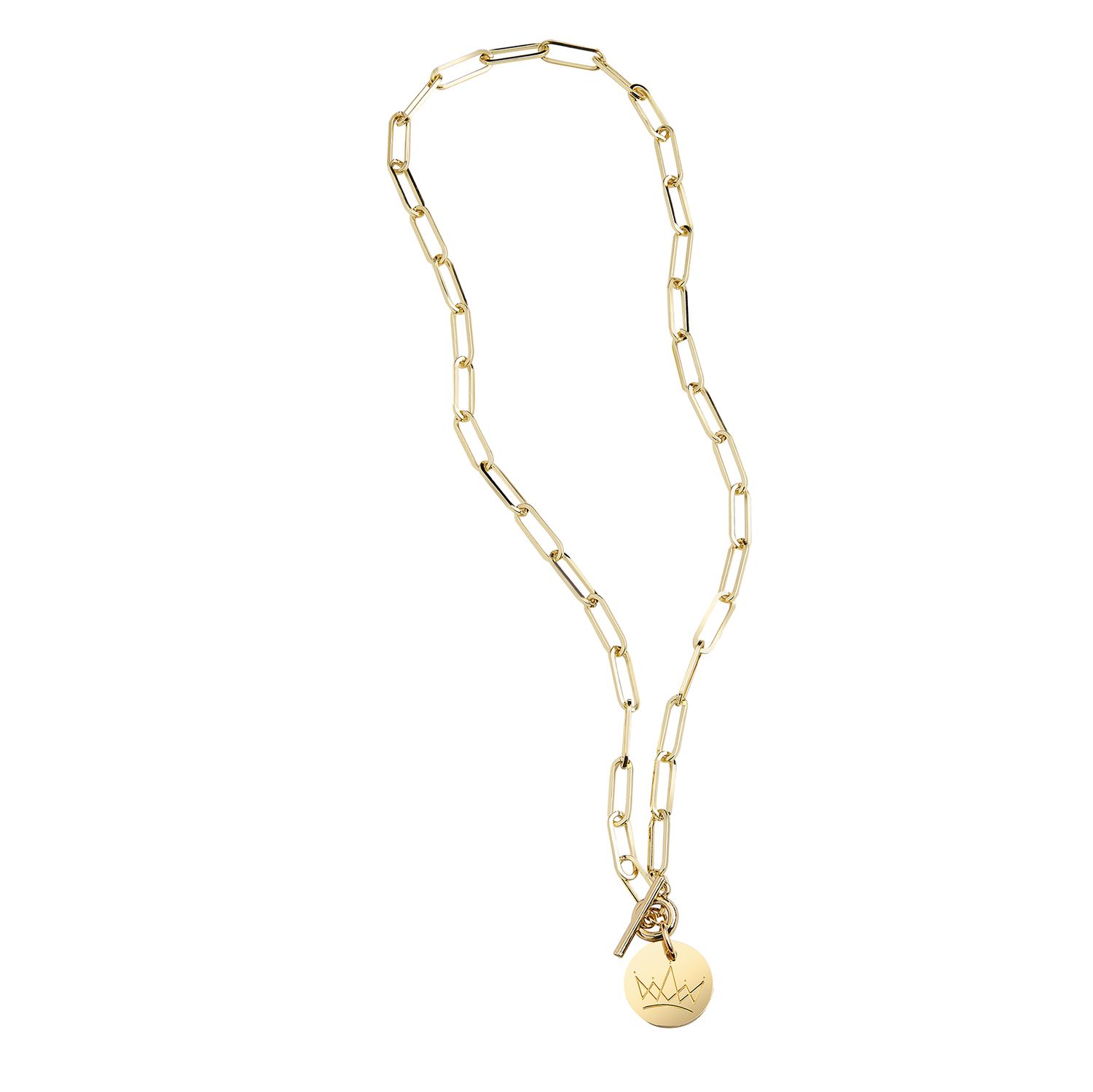 "Such a Time as this" Gold Toggle Necklace