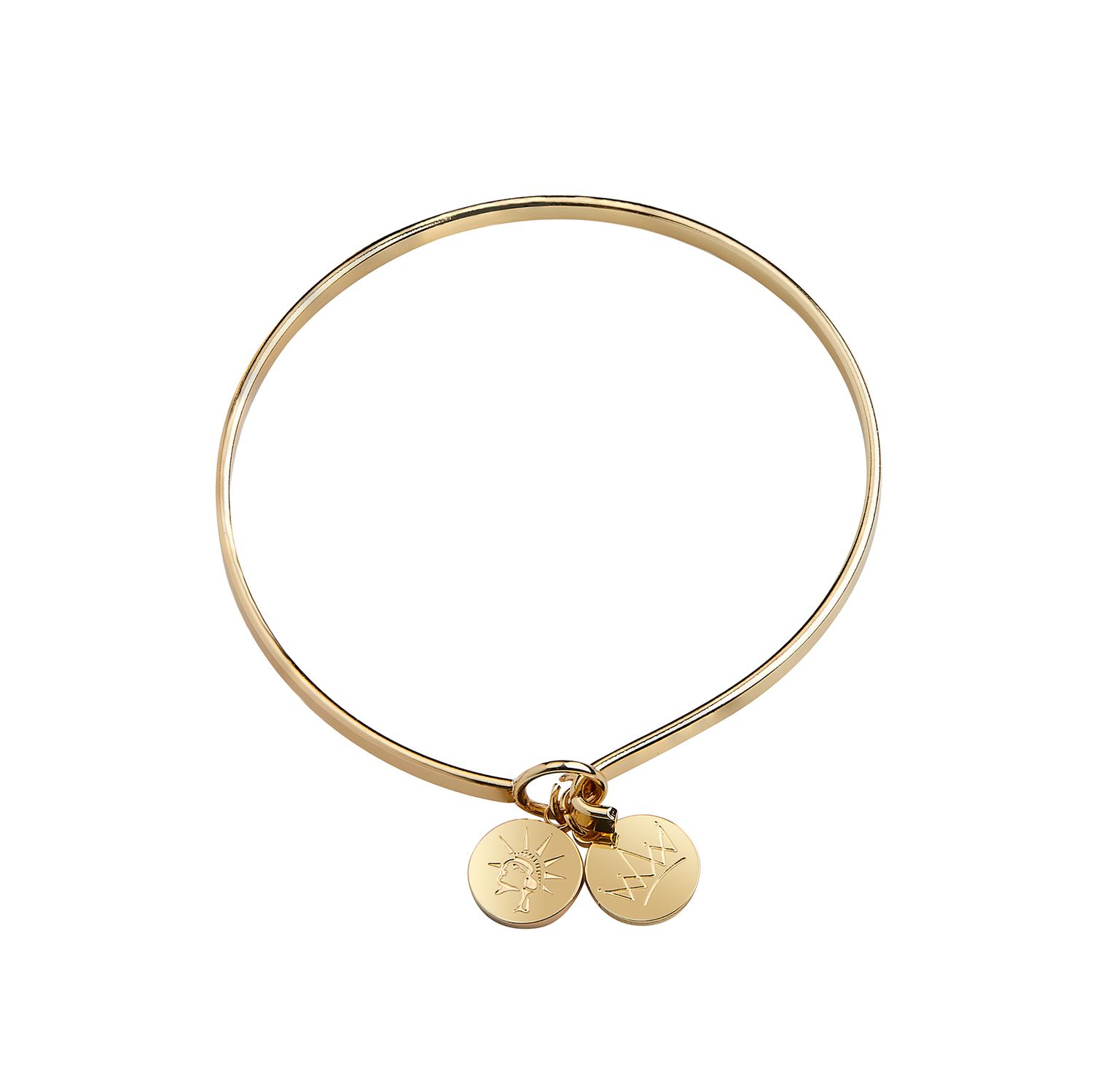 "Such a Time as This" Gold Bangle Bracelet