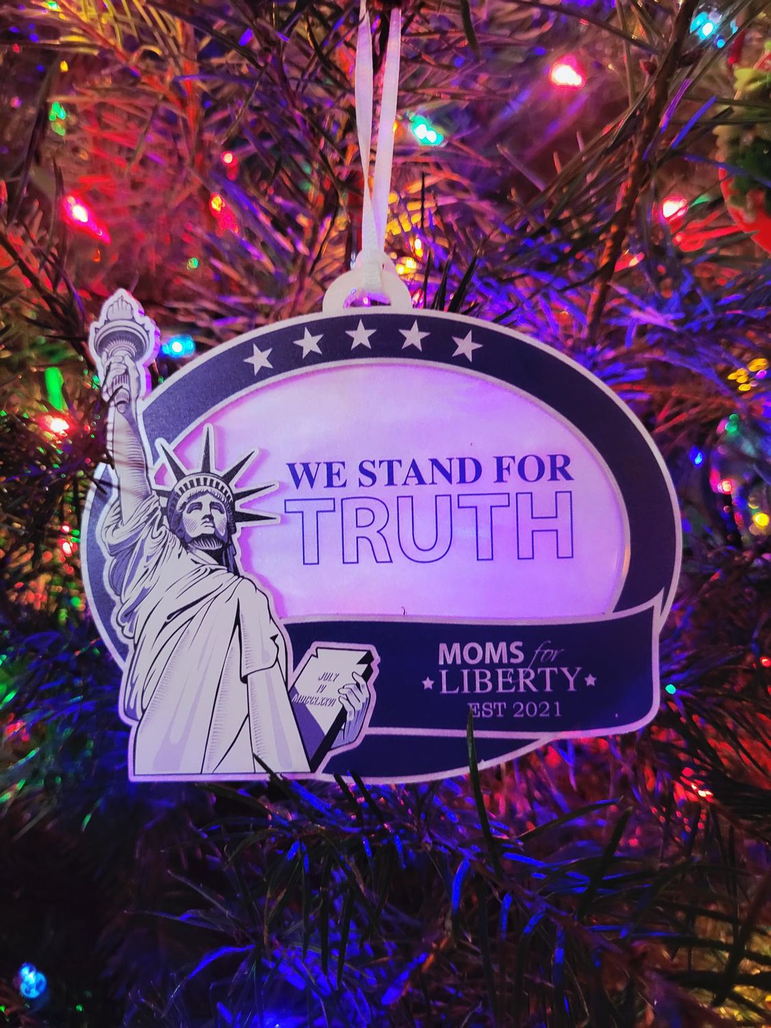 Limited Edition 2025 "We Stand for Truth" Keepsake Ornament