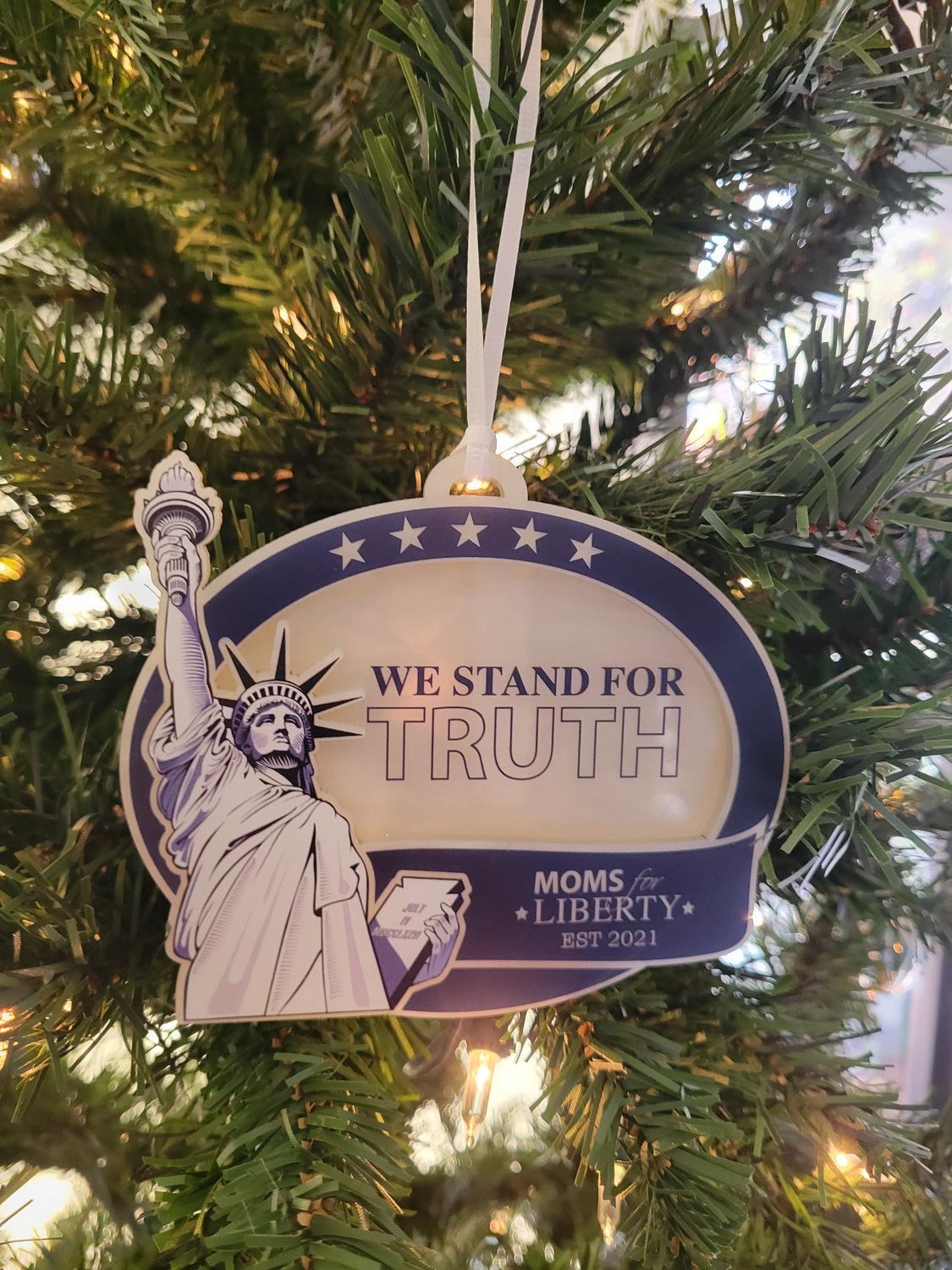 Limited Edition 2025 "We Stand for Truth" Keepsake Ornament