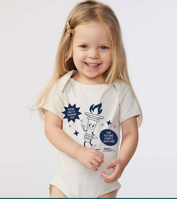 "From Sea to Shining Sea" Baby Onesie