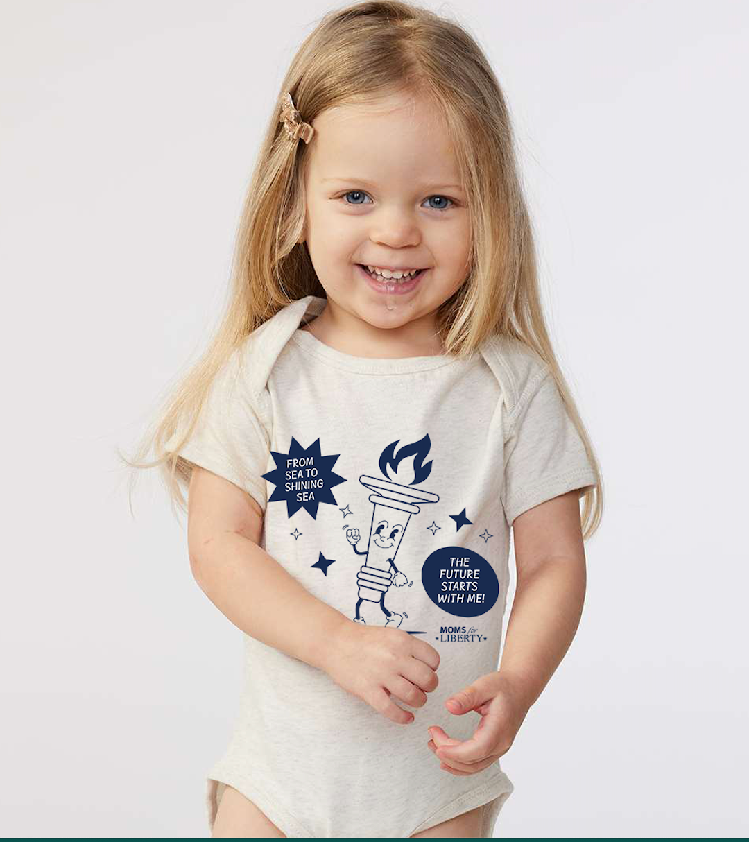 "From Sea to Shining Sea" Baby Onesie