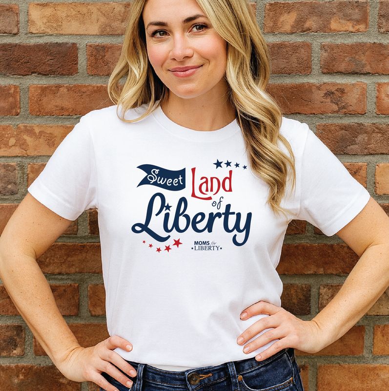 "Sweet Land of Liberty" Crew Neck Tee