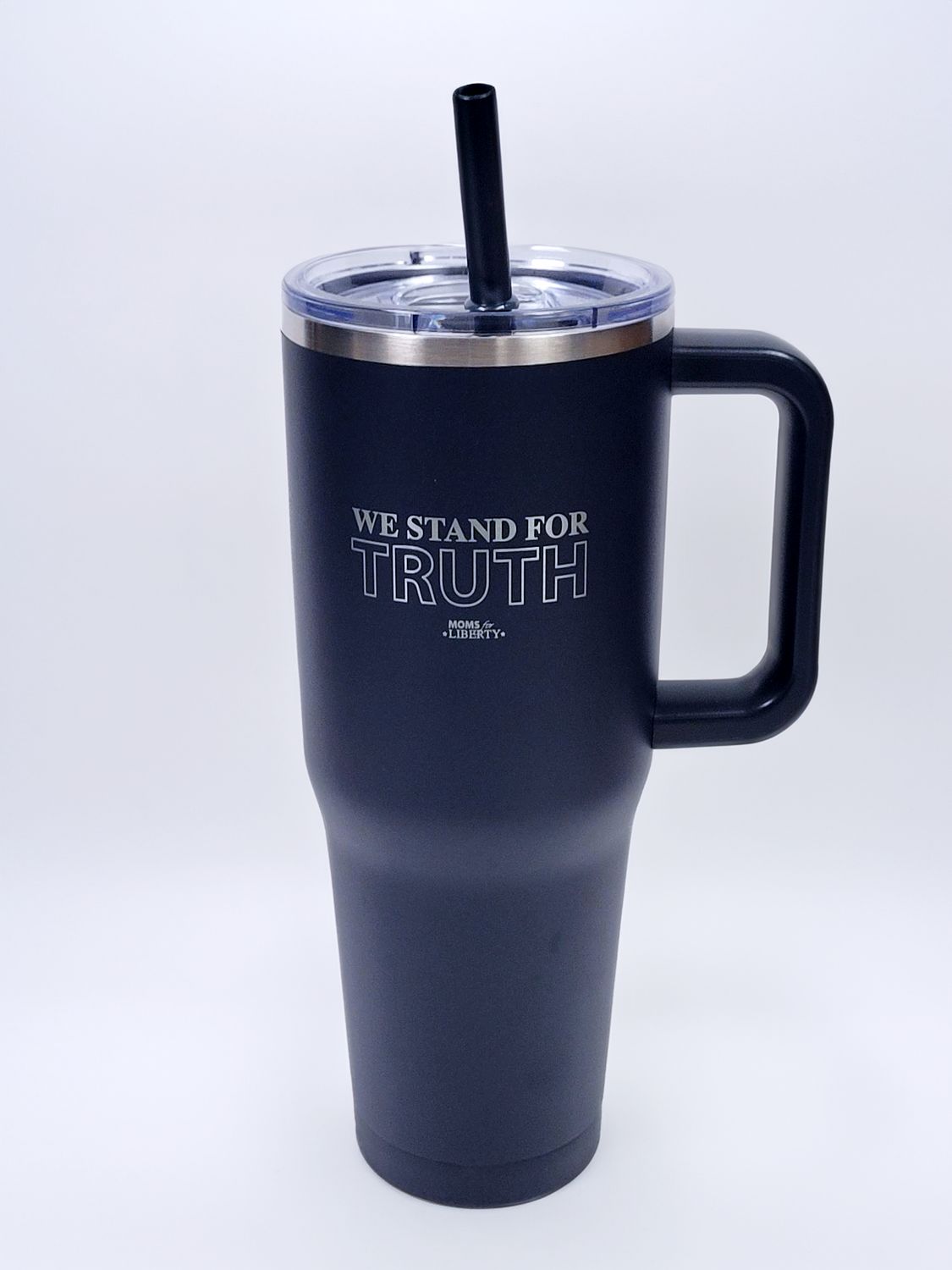 We Stand for Truth Travel Tumbler