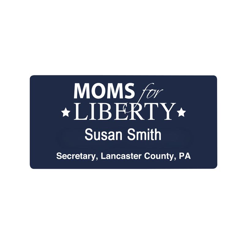 Moms for Liberty Name Badge