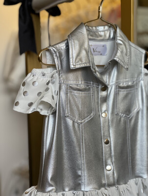 Vestido Disco con Vuelos Talla 4 años