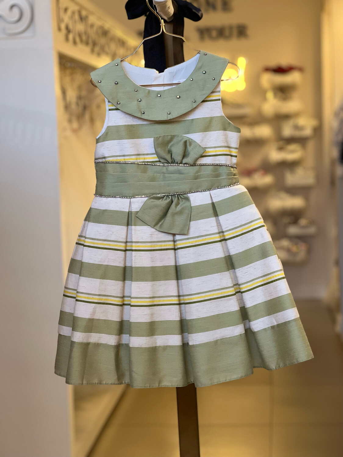 Vestido Lazo Tallas 4 a 8 años