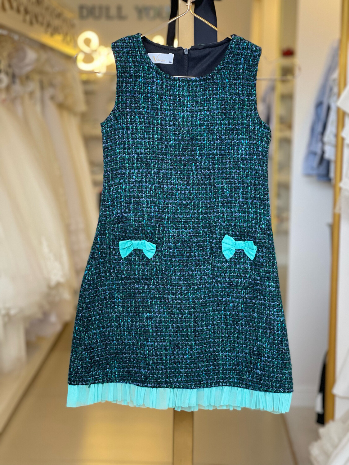 Vestido Lazo Tallas 8 a 14 años