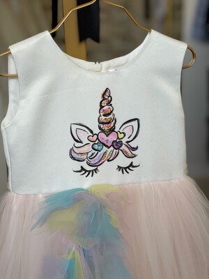 Vestido Unicornio Talla 5 años