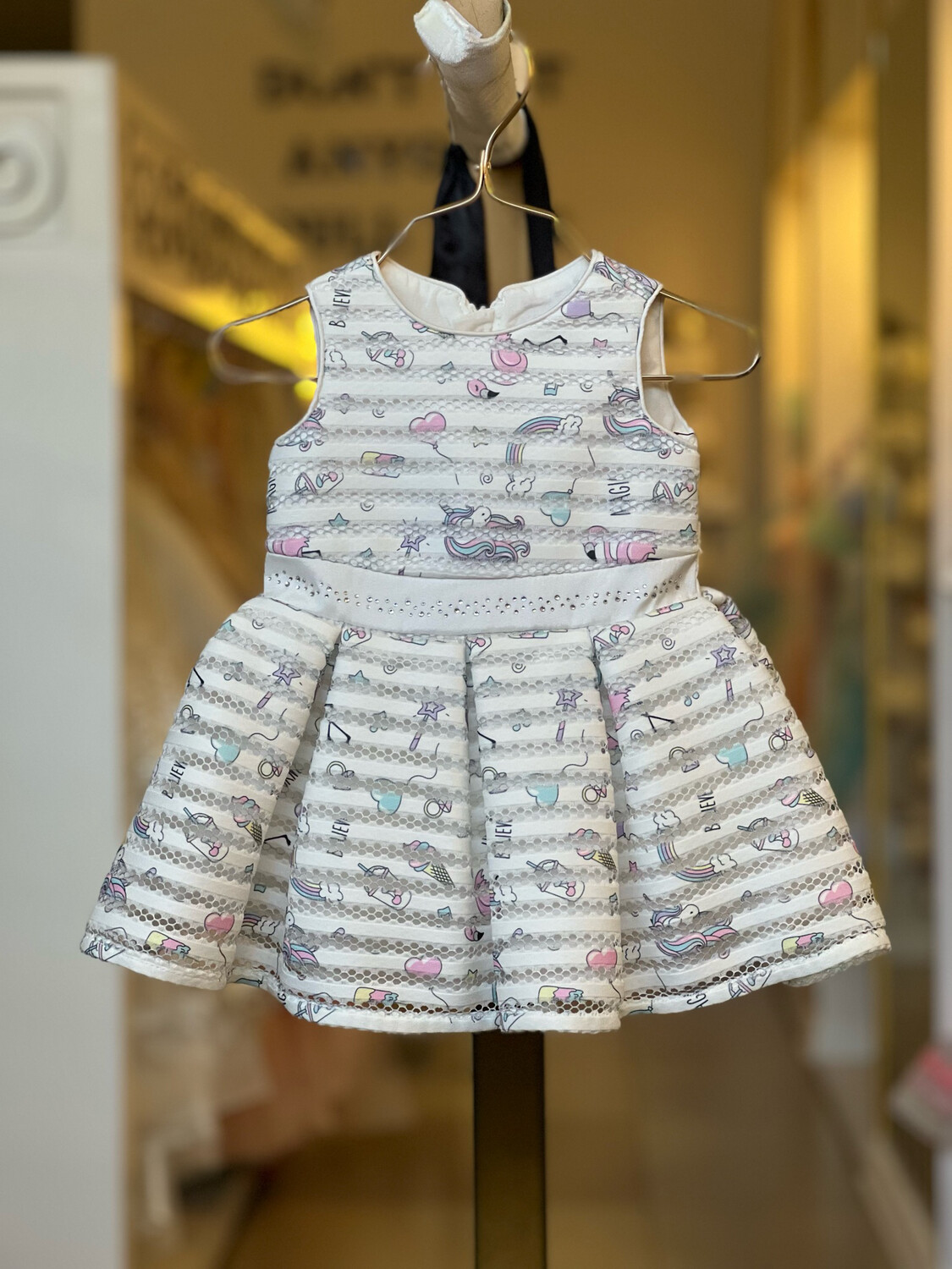 Vestido Unicornio Tallas 9 a 36 meses