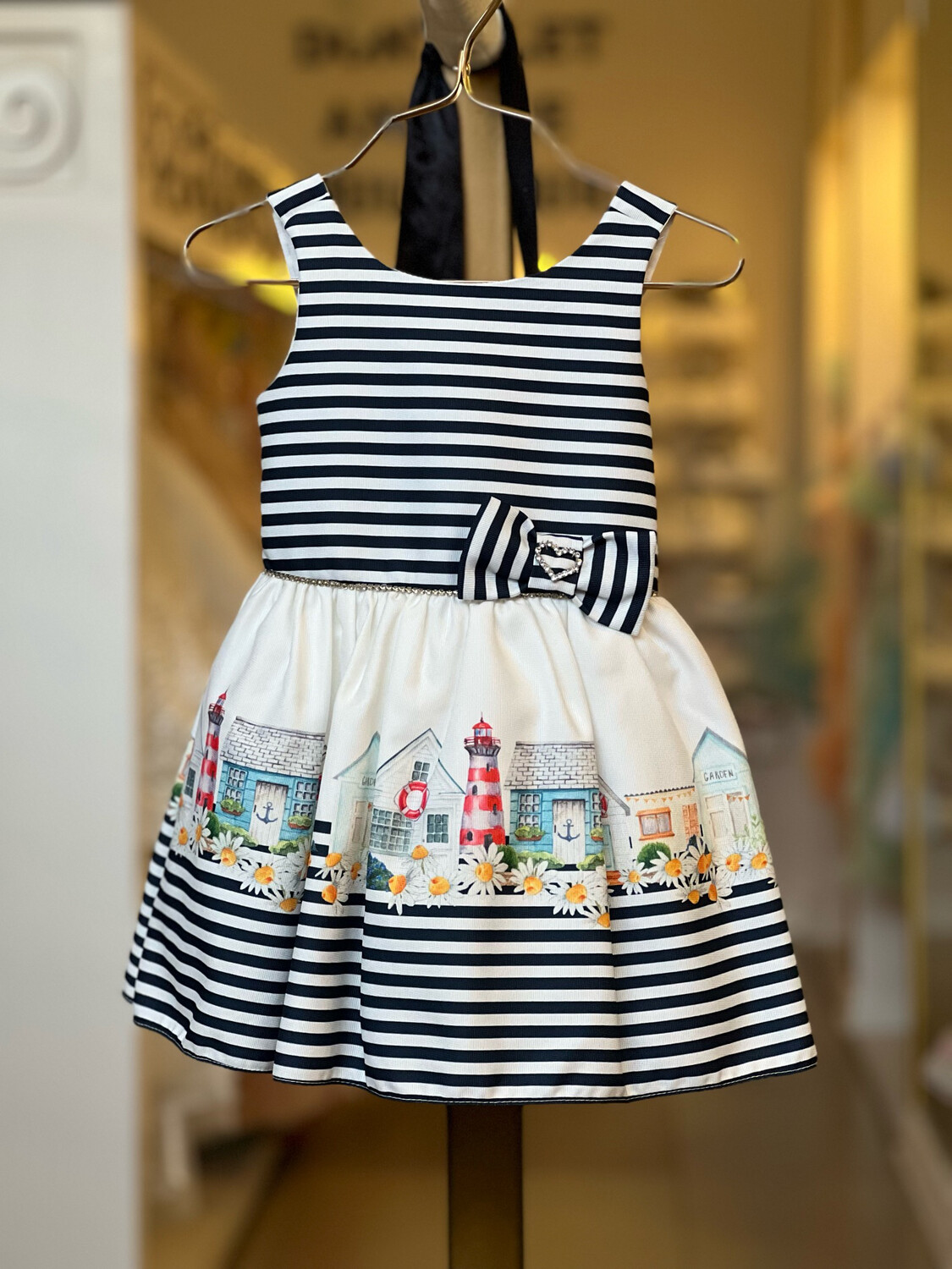Vestido Girasoles Tallas 18 a 24 meses