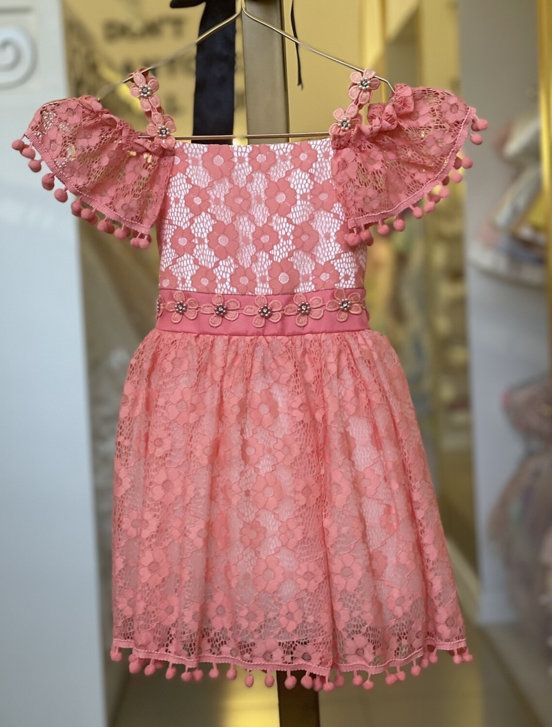 Vestido Flores Tallas 4 a 8 años