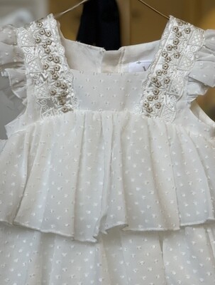 Vestido Flecos Tallas 4 a 8 años