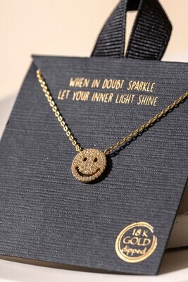 Smiley Charm Necklace