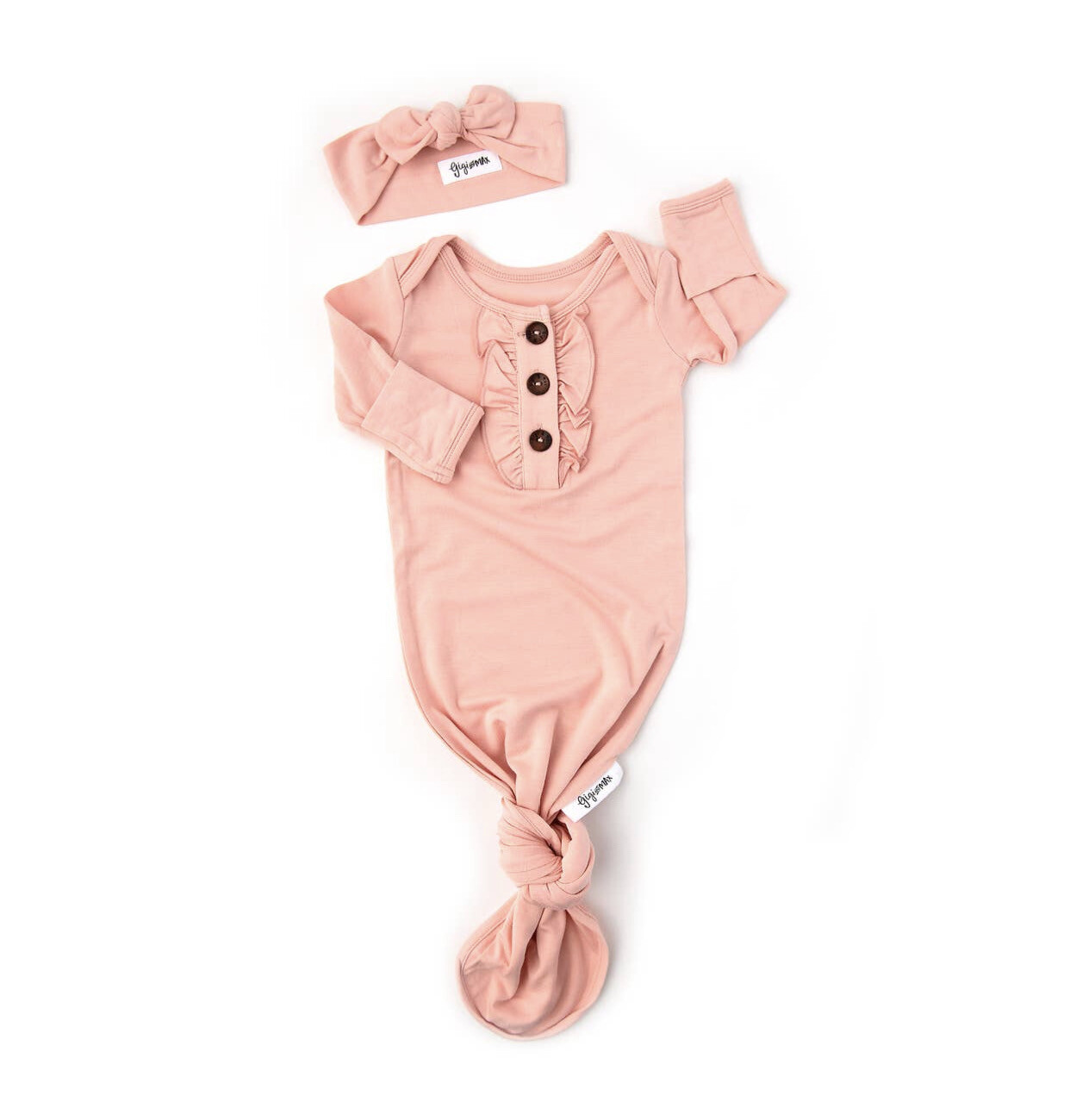 Newborn Knot Gown + Bow