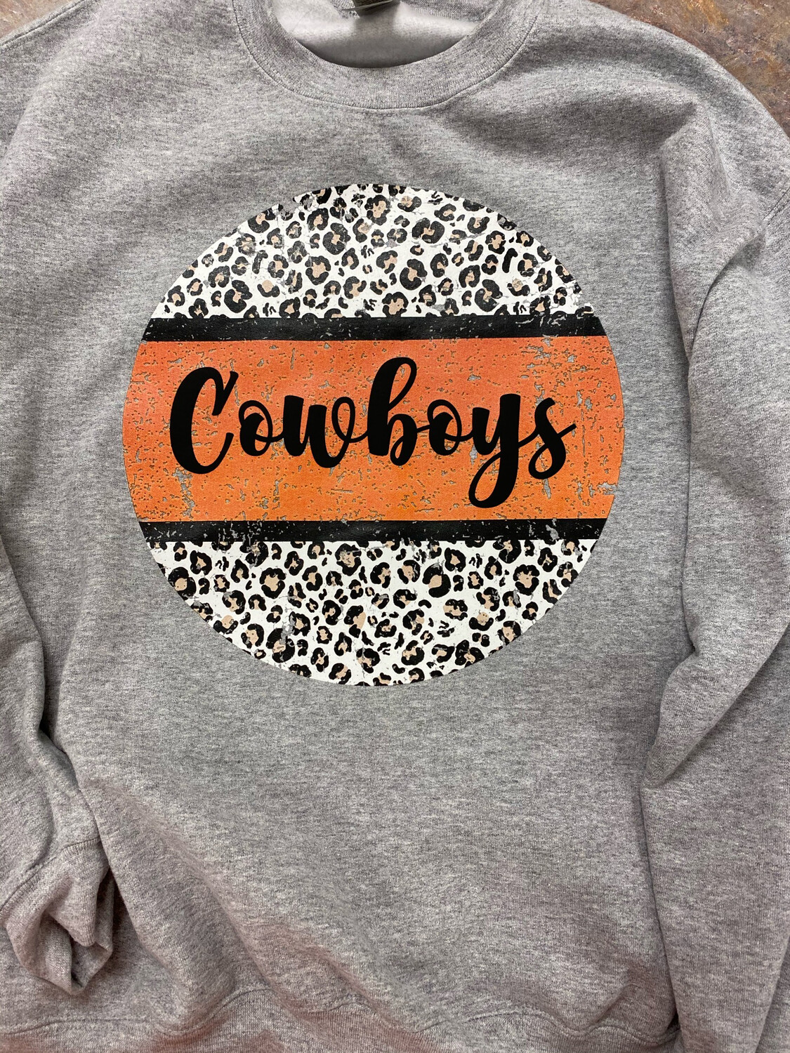 Cowboys Grunge Leopard Sweatshirt (SPT)