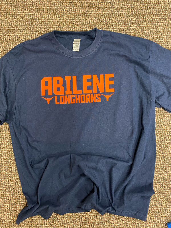 Longhorns 2 Logos Sides NAVY SHIRT