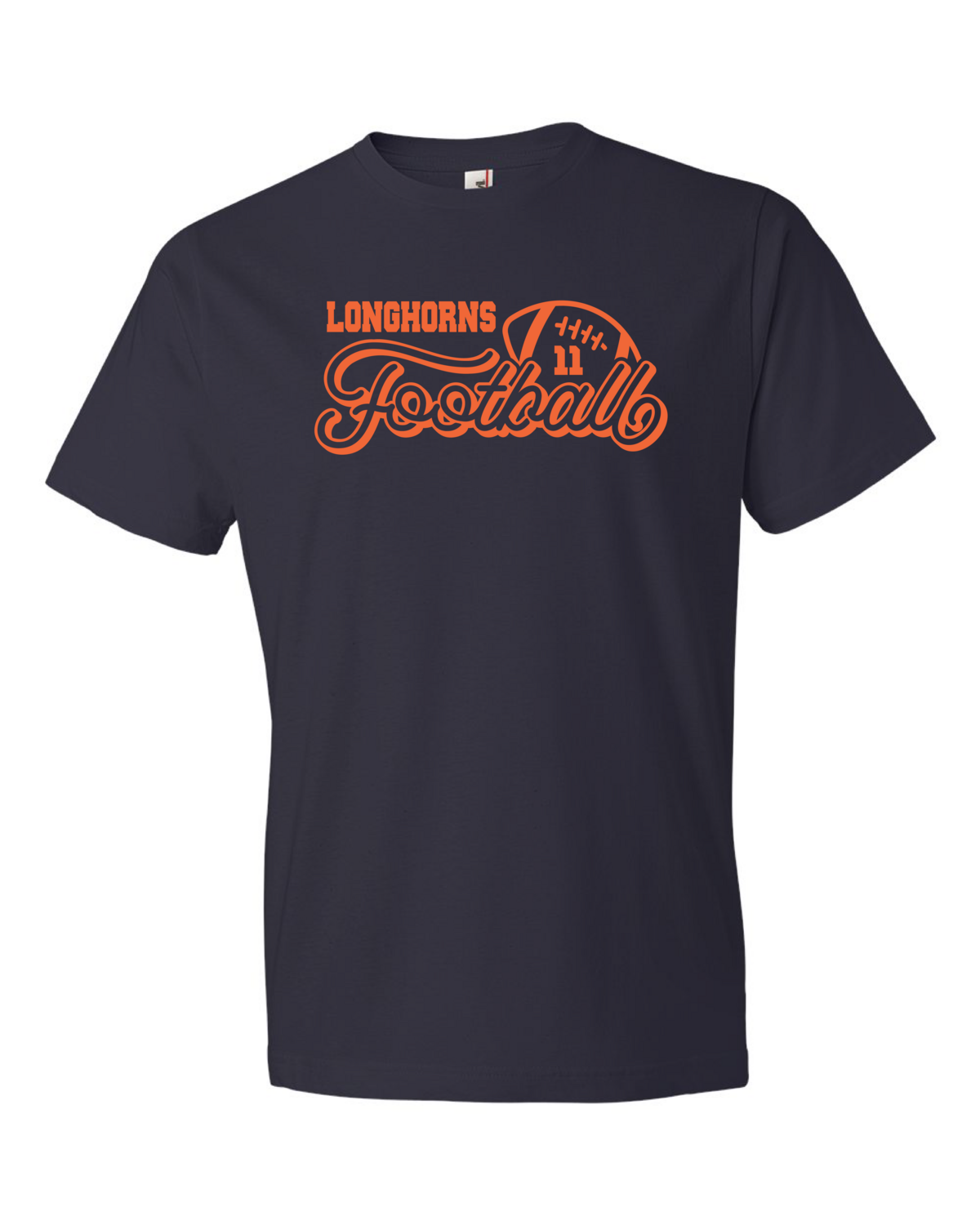 Longhorns Football Custom Number (V)