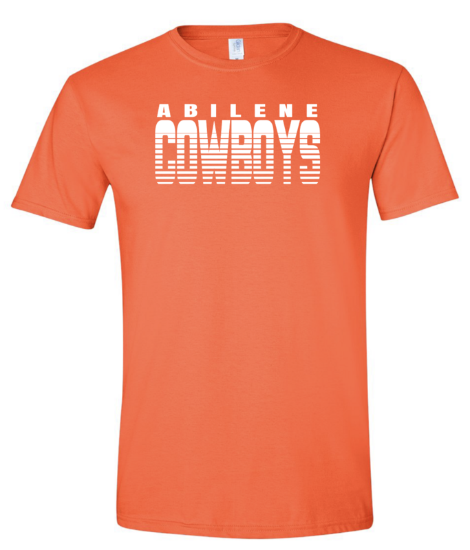Abilene over Cowboys Lines (V) ORANGE