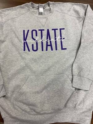 KSTATE - Pocket Sweatshirt - sport Grey