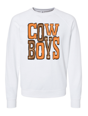 Cowboys - White Sweatshirt