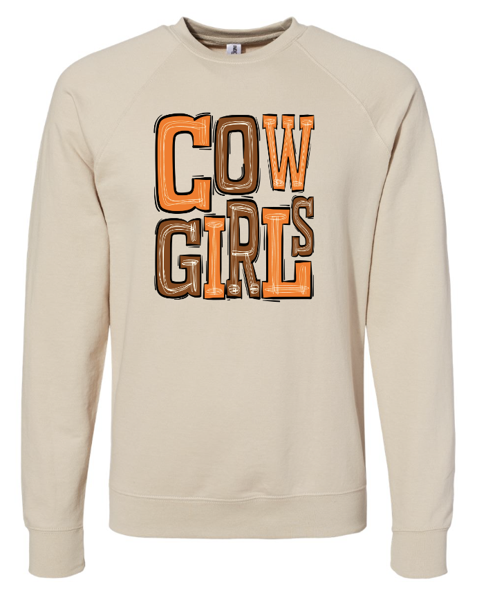 Cowgirls - Sand Gildan Sweatshirt